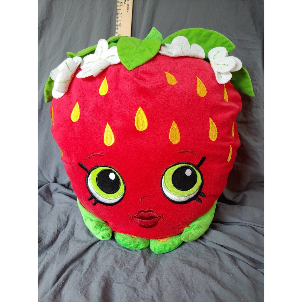 15" Shopkins Strawberry Kiss Pillow plush stuffed